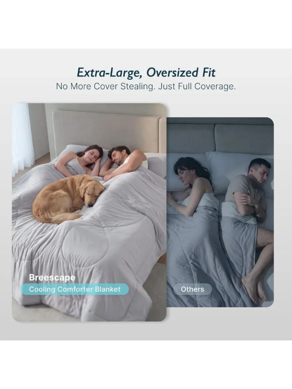 Cooling Comforter Blanket for Hot Sleepers - Breathable Lightweight Summer Throw